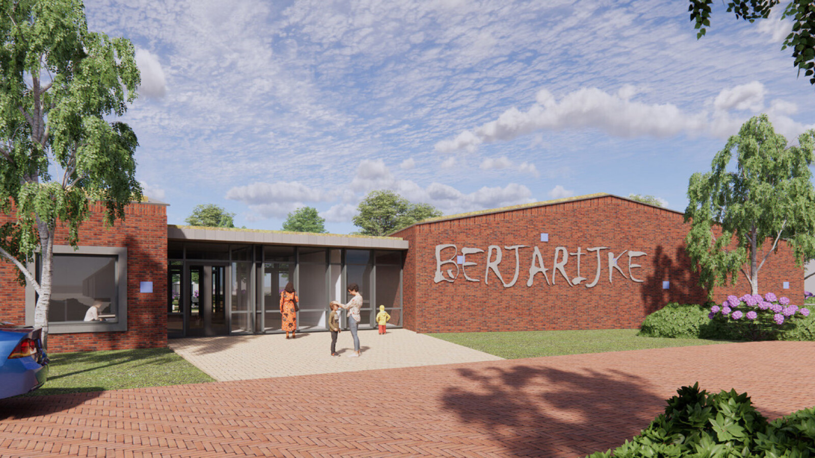 Nieuwbouw aardbevingsbestendig Expertise-/Kindcentrum Berjarijke in Appingedam